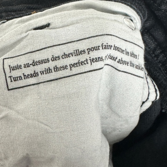 Sezane Jeans Womens Size 28 Wide Leg French Denim Minimalist Stretch Le Crop 38 - Picture 10 of 16